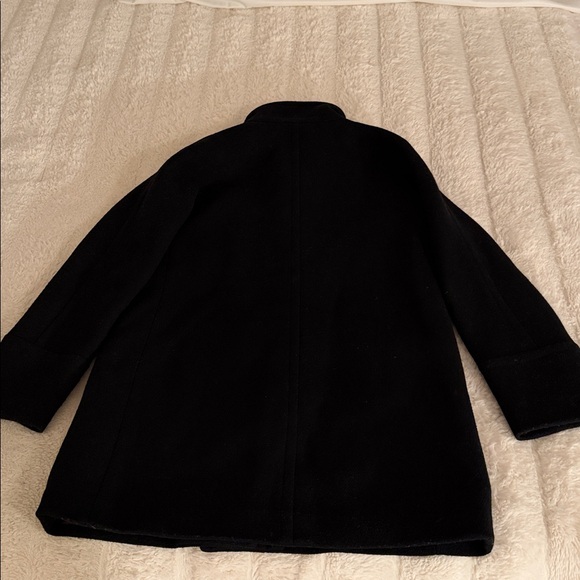 J. Crew Classic Black Pea Coat - Picture 3 of 5